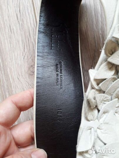 Ремень кожа натуральная Италия р.75см