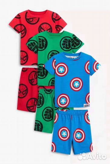 Пижама с шортами Next 86 122 134