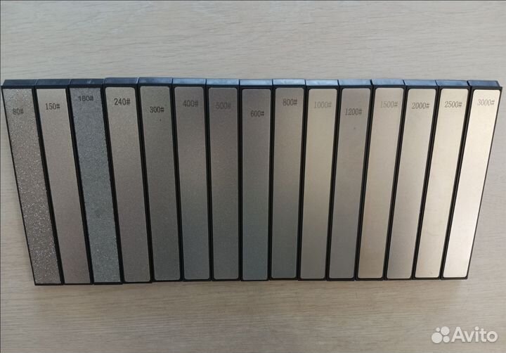 Алмазные бруски для заточки ножей 15 штук