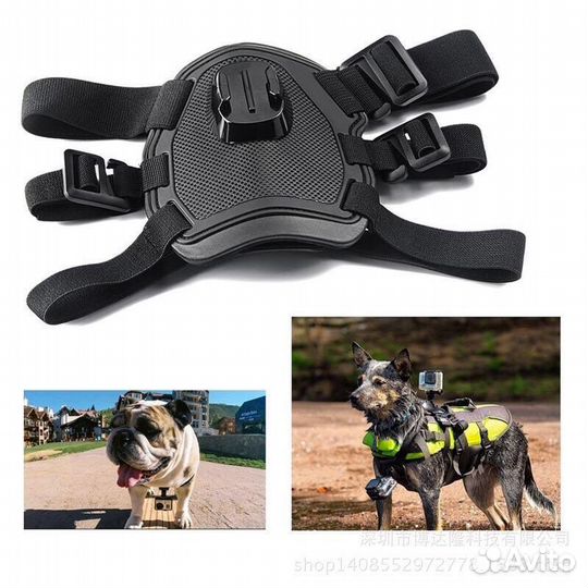 Крепление для экшн камер на собаку