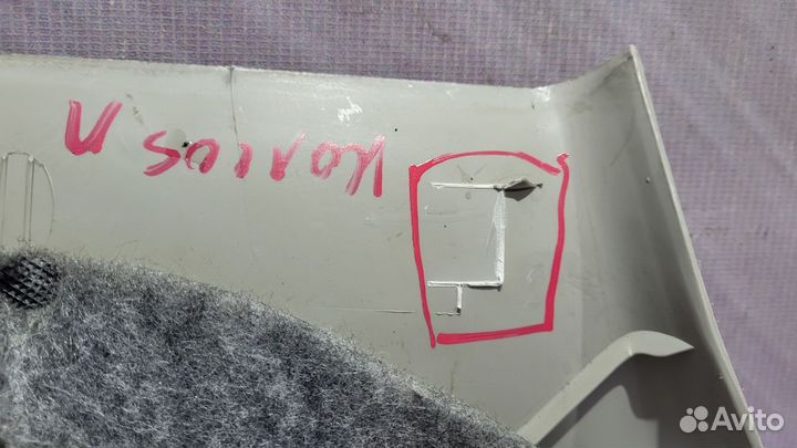 Обшивка Накладка задней стойки Renault koleos Лев