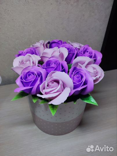 Букет цветов из мыла