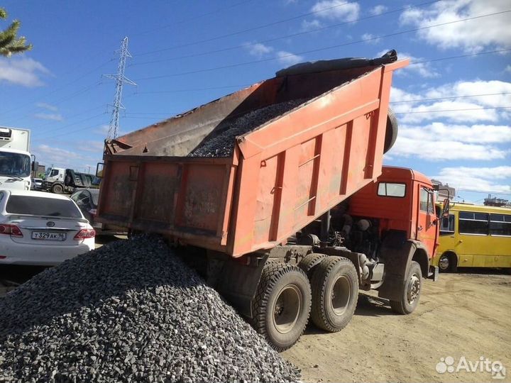 Щебень с доставкой от 30 тонн