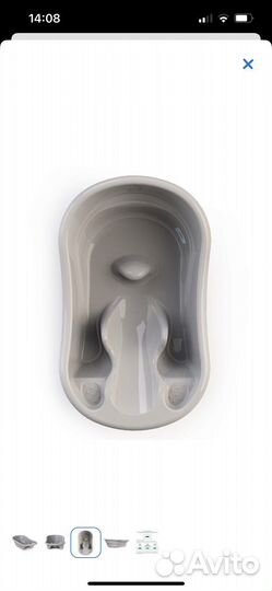 Ванночка для купания + горка+сиденье+коврик