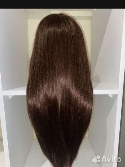 Манекен голова для причесок натуральные волосы