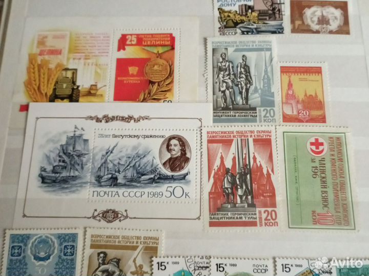 Почтовые марки СССР и других стран