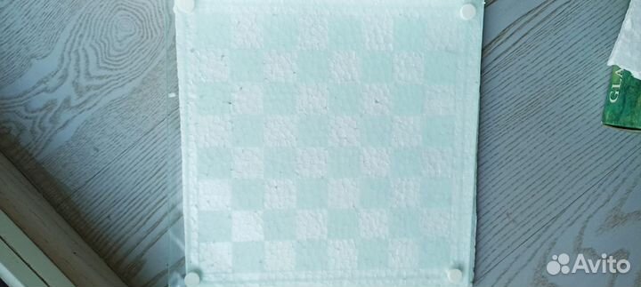 Шахматы стеклянные 25х25