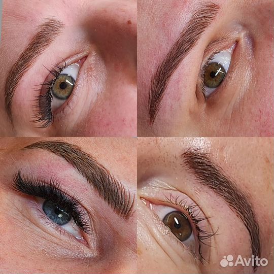 Микроблейдинг бровей модель
