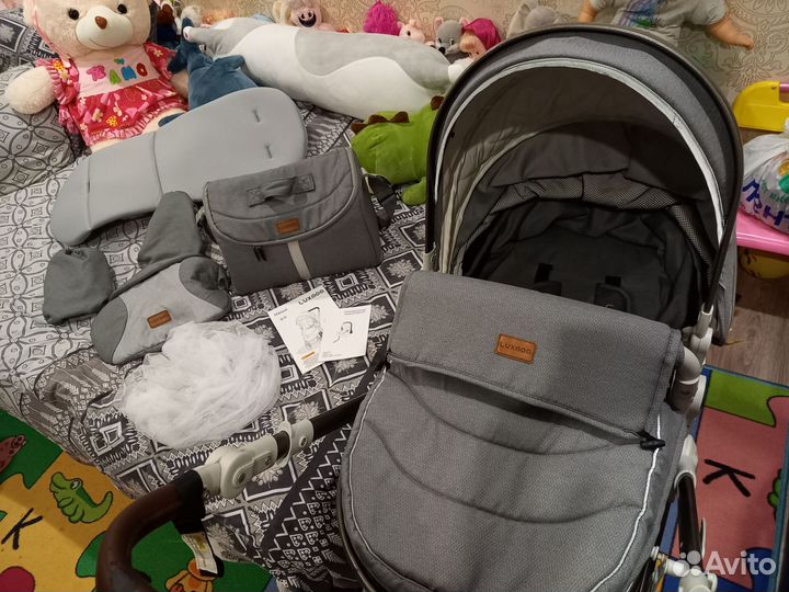 Коляска luxmom 3 в 1