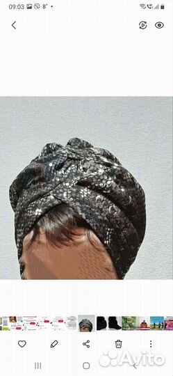 Шапка женская чалма