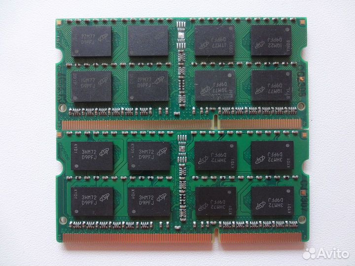 Озу DDR3 SO-dimm 8Gb (2x4Gb) 1600MHz для ноутбука