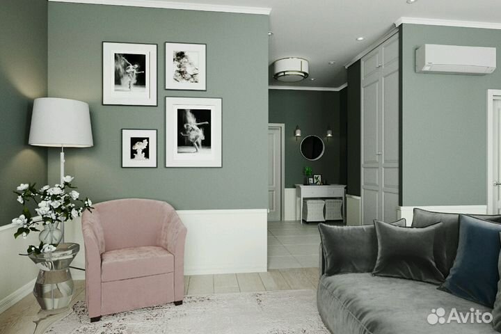 Дизайнер интерьера. Большой опыт. Под ключ