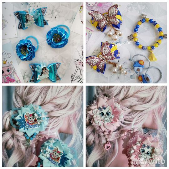 Бантики, заколочки, зажимы из фоамирана