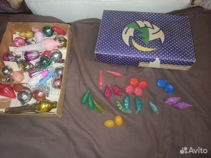 Елочные игрушки СССР мини