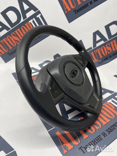 Руль Барс для ваз 2110-2112 (черный глянец)