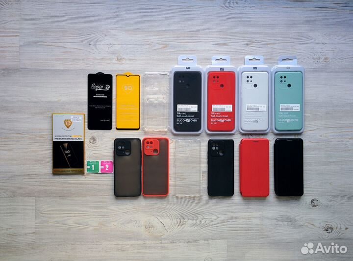 На Xiaomi redmi 10C стекло чехол