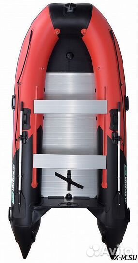 Надувная лодка gladiator C370AL красно-черный