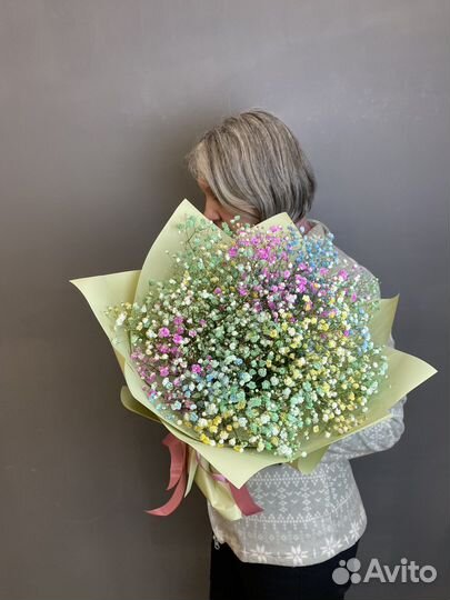 Букеты из гипсофилы