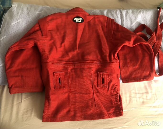 Самбовка куртка для самбо green hill 140