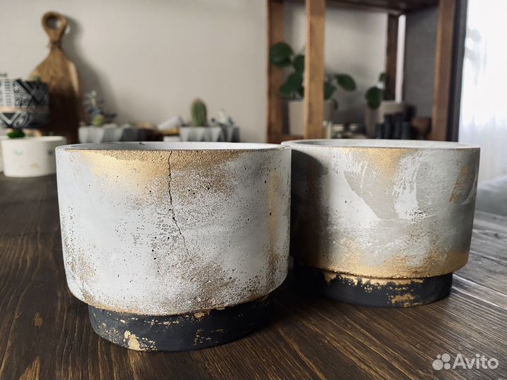 Набор кашпо для кактусов и суккулент