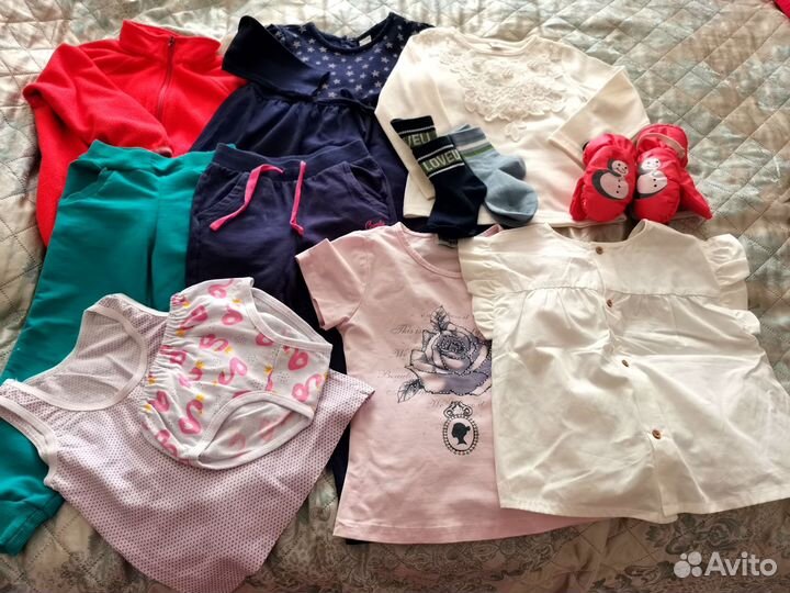 Пакет вещей на девочку 98-104 см