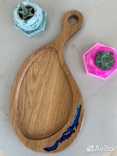 Разделочные доски и менажницы из дуба