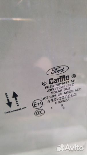 Стекло боковой двери Ford Mustang 2017, 2021