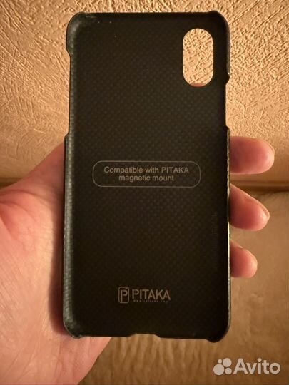 Чехол на iPhone x pitaka оригинал 100%