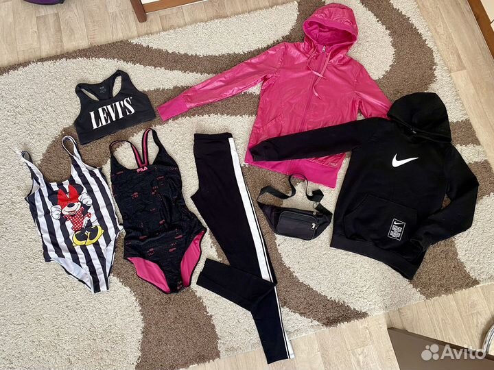 Вещи пакетом, levis, nike, fila женские