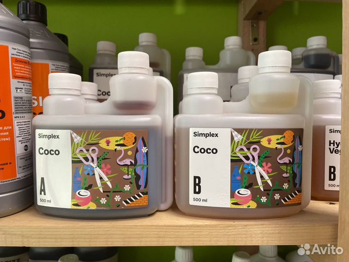 Удобрение Simplex Coco A+B 500 мл