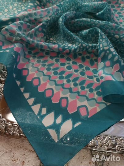 Винтажный платок италия ракушка