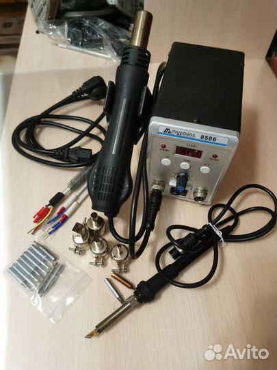 Паяльная станция с феном Mypovos 8586