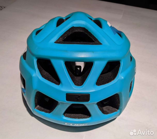 Шлем Cube Helmet Pro, голубо-бело-чёрный