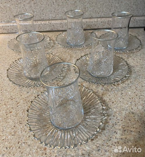 Армуды с блюдцами 12 персон (24 предметов)