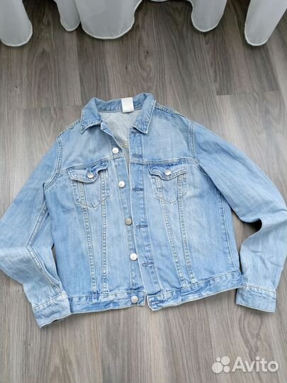 Джинсовая куртка hm толстовка mango 164