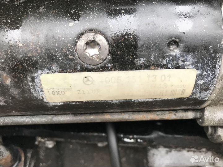 Стартер на Mercedes W203 C-Class 2.2 CDI OM 611