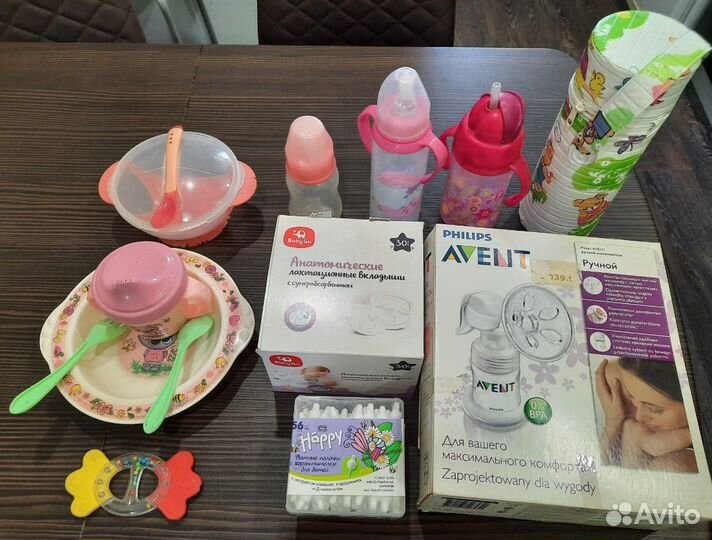 Молокоотсос+ принадлежности детские