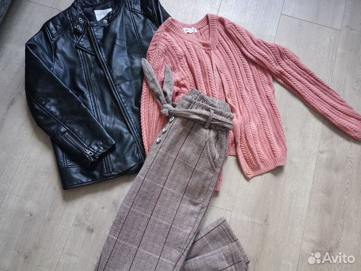 Брендовые вещи Zara, H&M 134 140 пакет