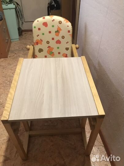 Стульчик трансформер для кормления Гном