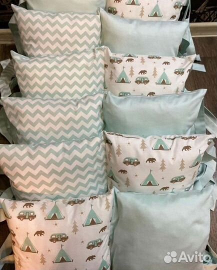 Бортики в детскую кроватку