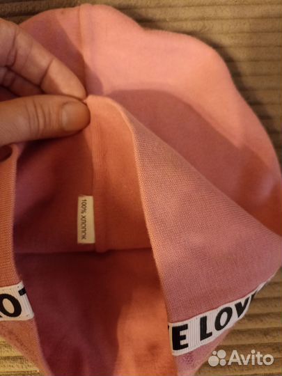 Шапка хлопковая двойная