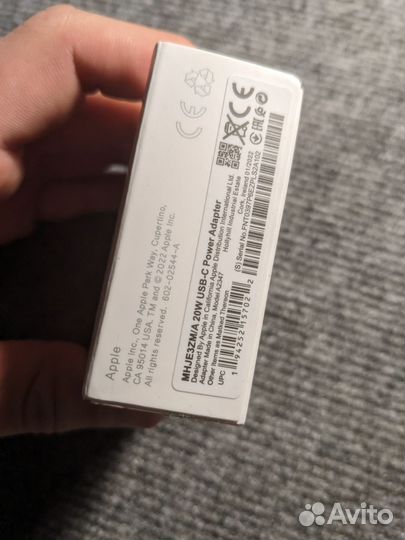 Блок питания apple 20w