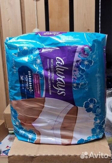 Always Трусы урологические, размер M, 7 шт