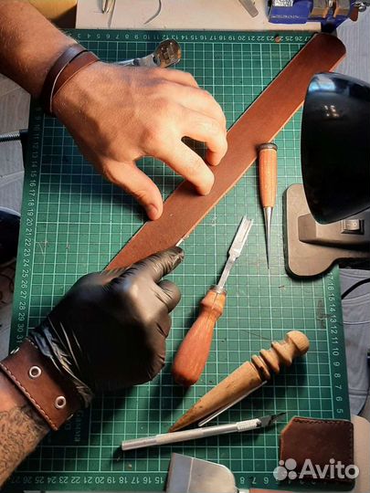 Ошейник из кожи