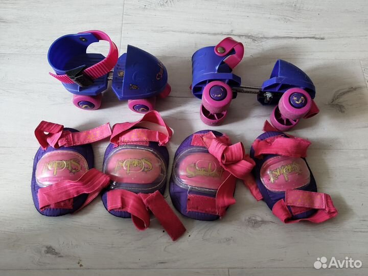 Роликовые коньки детские раздвижные