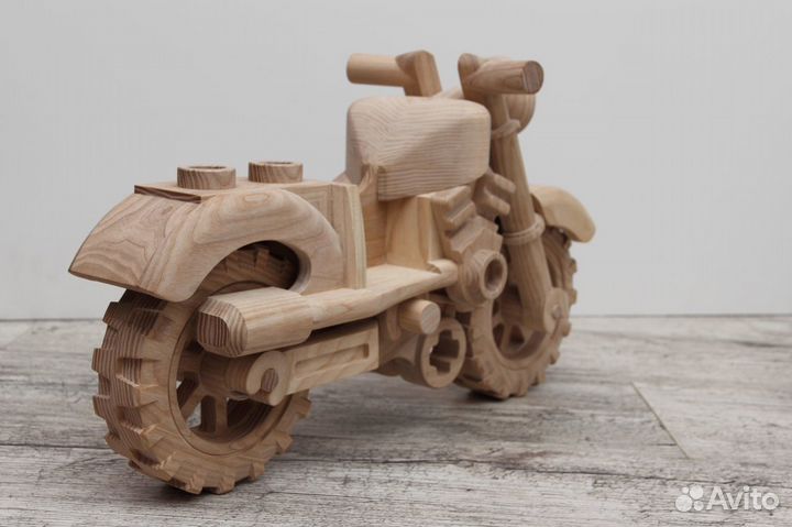 Lego-мотоцикл классический из ясеня