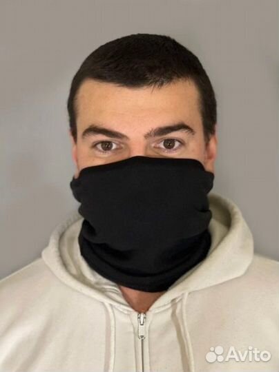Тёплая балаклава тактическая маска подшлемник снуд