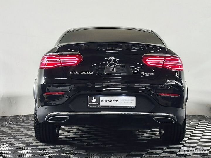 Mercedes-Benz GLC-класс Coupe 2.1 AT, 2018, 55 000 км