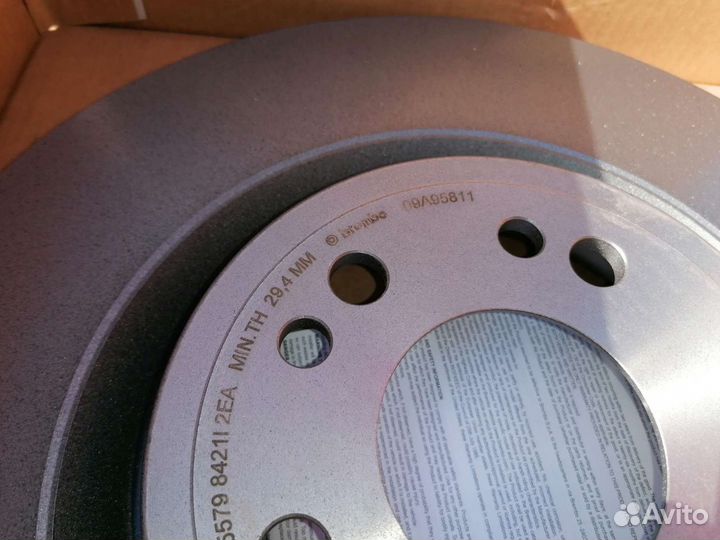 Brembo диск тормозной передний mercedes ML GL