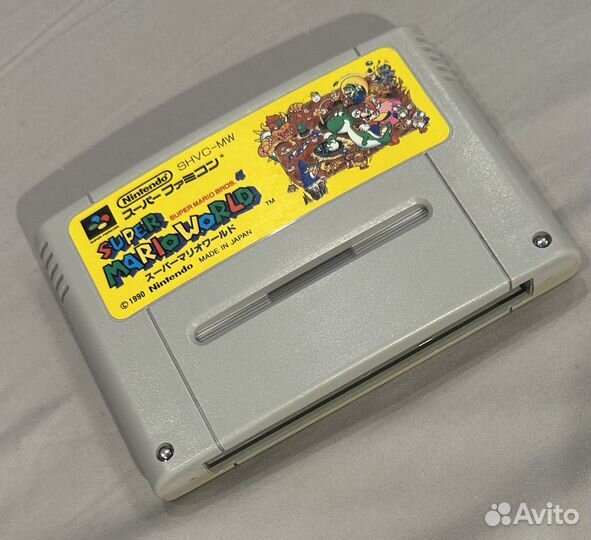 Картриджи snes Super Mario World (jap)